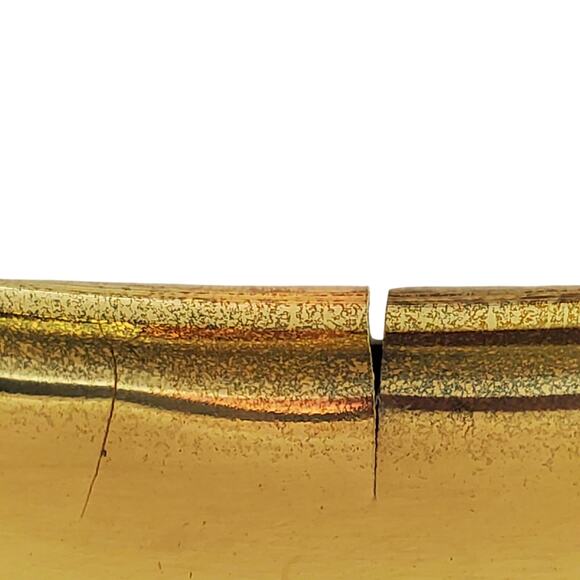 Large Kenilworth White Bowl Brass Pedestal Homer Laughlin 10" Vintage 1950s Dish - Picture 8 of 11